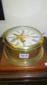 A brass Astral ship's clock