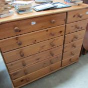 A 12 drawer chest