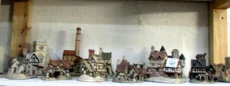 A quantity of David Winter cottages