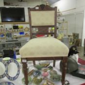 An Edwardian chair