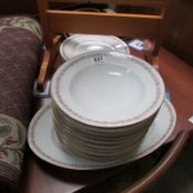 20 pieces of continental porcelain dinner ware