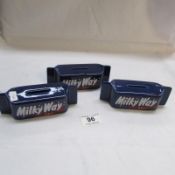 3 Wade Milky Way money boxes