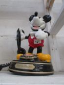 A Mickey Mouse phone