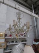 A 5 lamp chandelier for restoration