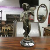 A bronze figure