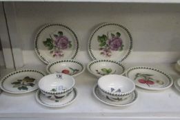 10 pieces of Portmerion dinner ware
