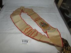 An 'Independant Order of Rechabites' sash