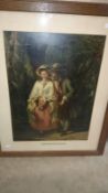 An original Pear's print 'The Old Old Tale' 1908