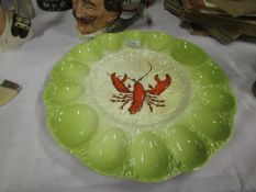 A Carlton ware lobster 'Devilled egg' dish