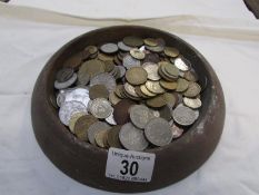 A mixed lot of mainly foreign coins