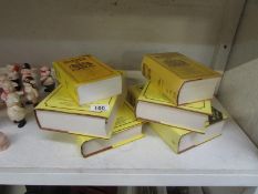 A quantity of Wisden Anthologies 1864-19--, 1900-1940, 1940-1963, 1963-1982 and 1979 and 1989 Wisden