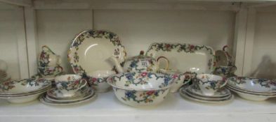 A 36 pieces (6 place setting) Royal Couldron 'Victoria' tea and dessert set