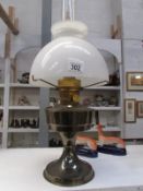An Aladdin No.23 oil lamp with shade