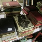 A quantity of miscellaneous books, one shelf