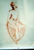 A study of a female figure attributed to Franklin White