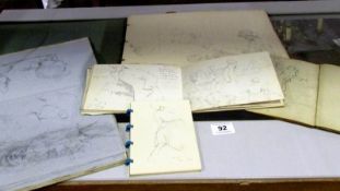 5 Franklin White School sketch books