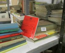 A quantity of art catalogues and journals, one shelf