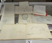 6 Franklin White School sketch books