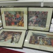 4 Medical related prints after Robert A Thom, frames 55 x 46cm, images 39 x 30cm