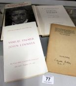 A Catalogue of Samuel Palmer etchings, Samuel Palmer Biography and 2 other Samuel Palmer related