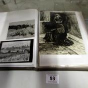 A quantity of photographs of Franklin White paintings including 1 purchased by her Majesty The Queen