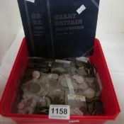 A quantity of mixed GB and foreign coins