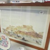 A Framed limited edition print, desert scene