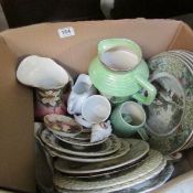 A quantity of plates and pottery items including Royal Winton