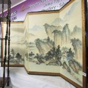 An Oriental style screen