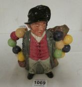 A Royal Doulton collector's club D7171 balloon man/balloon woman teapot