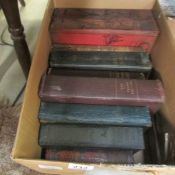 A box of old books including Chums, Girls Annual etc