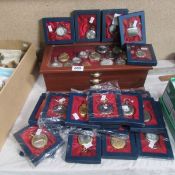 A large quantity of collector's pocket watches