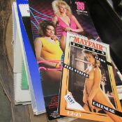 26 advertising calendars mainly Glamour Lincoln 1980s