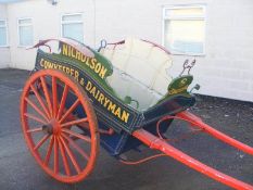 A Nicholson Cowkeeper and Dairyman horse draw cart