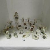 A mixed lot of crested china (1 a/f)