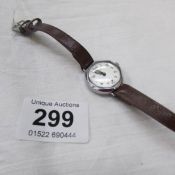 A Buren 'Grand Prix' wrist watch, working