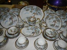 A 55 piece Oriental style tea and dinner set