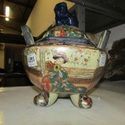 An oriental lidded pot