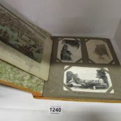 2 albums of early 20th century  postcards