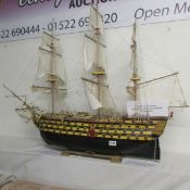 A model of HMS Victory, Approx, 122cm long x 99cm high