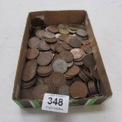 A mixed lot of British and foreign coins