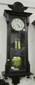 A twin weight Vienna wall clock by Fatterini & Sons Bradford