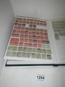 An album of stamps including Vic 1p red postage dues etc
