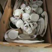 4 part tea sets including Royal Albert 'Masquerade'