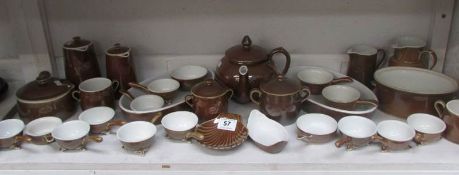 A matching lot of 1960's pottery including Royal Worcester