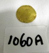 A Charles 1 hammered gold crown, first bust with inner circle, fine condition