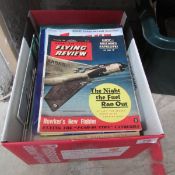 A box of Railway and aircraft magazines