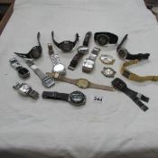 A quantity of wristwatches