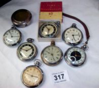 A quantity of pocket watches