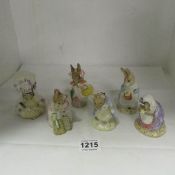 6 Royal Albert Beatrix Potter figurines